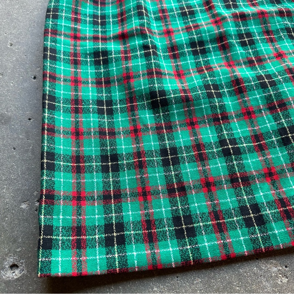 Pendleton 100% Wool Tartan Plaid Midi Skirt Size 16 Made in USA - Picture 3 of 10